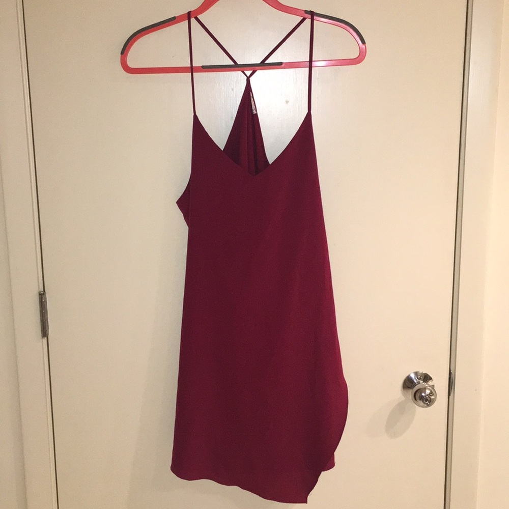 Free people maroon dress